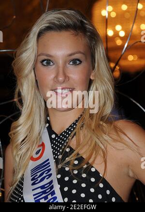 Miss Prestige National 2012, Christelle Roca poses at the Hotel Hilton in Paris, France on December 5, 2012. Photo by Giancarlo Gorassini/ABACAPRES.COM Stock Photo