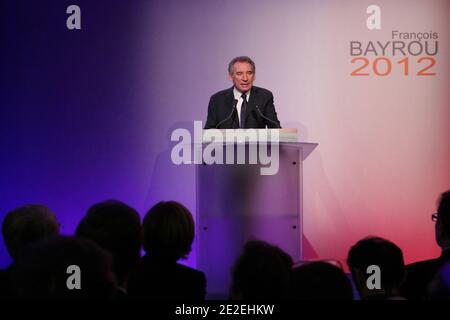 French Modem Centrist Party President Francois Bayrou Gives A Press ...