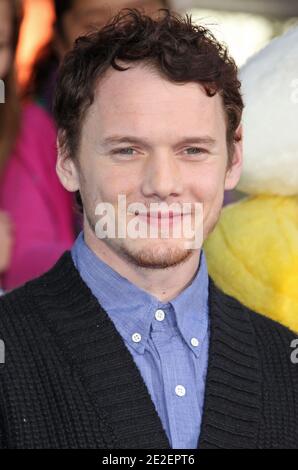 Anton Yelchin, The Smurfs being honored with the Hand and Footprint Ceremony at Ceremony at Grauman's Chinese Theater in Hollywood, Ca, USA. December 14, 2011. Photo by Baxter/ABACAPRESS.COM Stock Photo