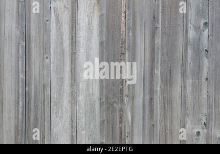 Wall from old gray wooden boards, background Stock Photo