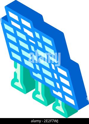 Charge inverter controller icon. Isometric of charge inverter ...