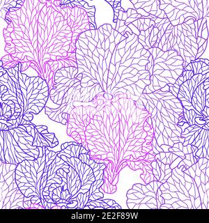 Seamless pattern with violet irises. Stock Vector