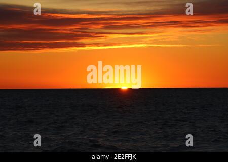 Sunset Cape May Beach NJ Stock Photo - Alamy