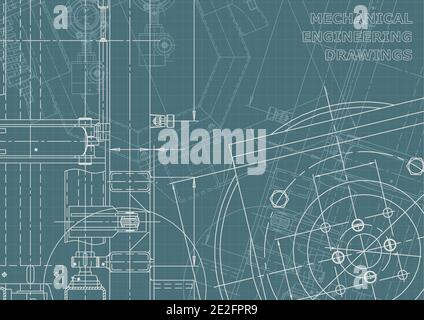 Mechanical instrument making. Technical abstract backgrounds. Corporate Identity Stock Vector