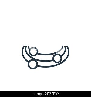 Galaxy view outline vector icon. Thin line black galaxy view icon, flat vector simple element illustration from editable astronomy concept isolated on Stock Vector