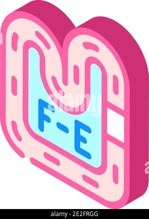 Racing track icon isometric vector. Race team. Auto driver Stock Vector ...