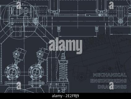Computer aided design systems. Blueprint. Corporate Identity Stock Vector
