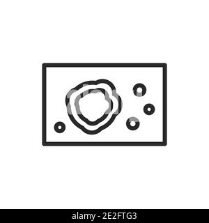 nodular skin disease line icon vector illustration Stock Vector Image ...