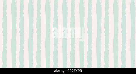 Seamless original pattern. Vertical strip. Vector abstract hand drawing with stripes Stock Vector