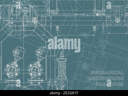 Computer aided design systems. Blueprint. Corporate Identity Stock Vector