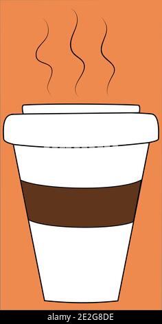 Coffee cup vector illustration Stock Vector