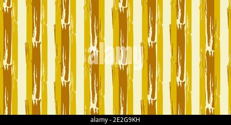 Seamless original pattern. Long colored stripe. Vector abstract hand drawing with stripes of acrylic paints and brushes Stock Vector