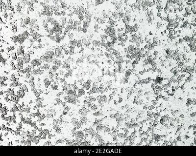 Snow on the glass window Stock Photo