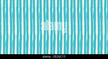 Seamless original pattern. Long colored stripe. Vector abstract hand drawing with stripes of acrylic paints and brushes Stock Vector