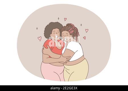 Hug the waist Stock Vector Images - Alamy