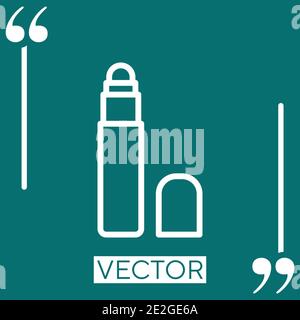 concealer vector icon Linear icon. Editable stroke line Stock Vector