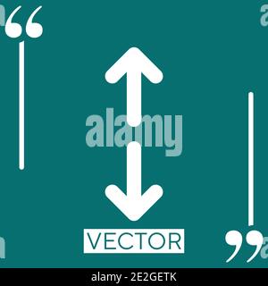 resize vector icon Linear icon. Editable stroke line Stock Vector