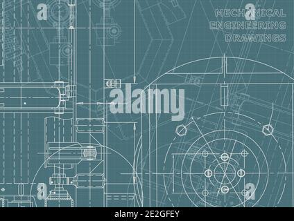 Mechanical instrument making. Technical abstract backgrounds. Technical Corporate Identity Stock Vector