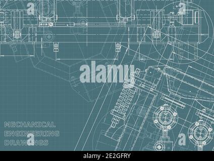 Technical. Vector. Mechanical instrument making. Corporate Identity Stock Vector