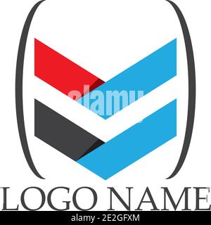 Business arrows logo vector template Stock Vector