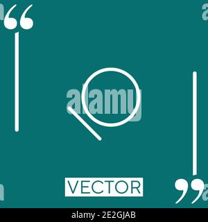 washing program vector icon Linear icon. Editable stroke line Stock Vector