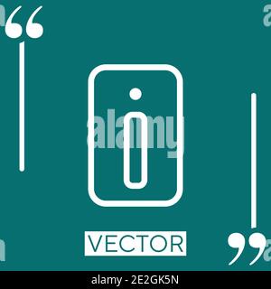 mac pro vector icon Linear icon. Editable stroke line Stock Vector