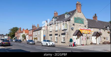 The Scarbrough Arms, a traditional pub in Tickhill, South Yorkshire Stock Photo