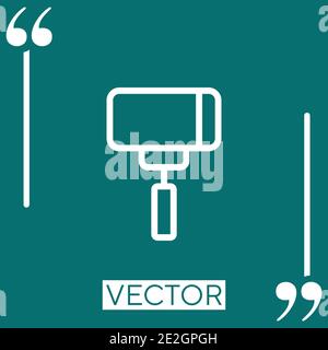 gimbal vector icon Linear icon. Editable stroked line Stock Vector
