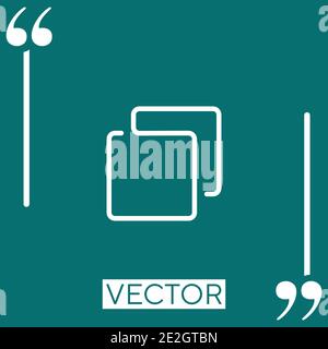 color vector icon Linear icon. Editable stroke line Stock Vector