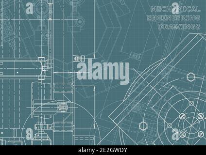 Mechanical instrument making. Corporate Identity. Technical abstract backgrounds. Technical Stock Vector