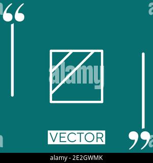 dry vector icon Linear icon. Editable stroked line Stock Vector