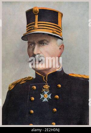 Gerard Mathieu Joseph Georges, count Leman (1851 – 1920) was a Belgian general. He was responsible for the military education of King Albert I of Belg Stock Photo