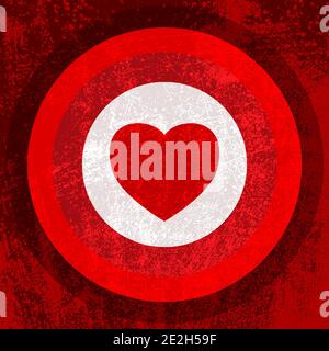 Valentine Target Stock Vector