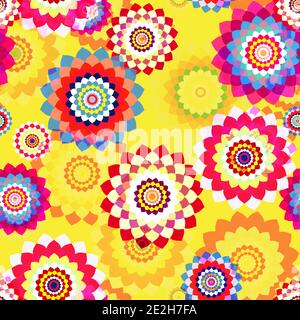 Stylized Spring Flowers Stock Vector