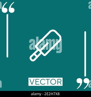 cricket vector icon Linear icon. Editable stroked line Stock Vector