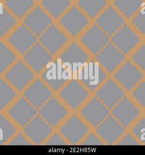 Argyle, diamond shape seamless pattern background suitable for fashion textile, knitwear, graphics Stock Vector