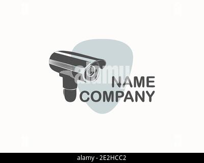 Outdoor cameras or security cameras. Illustration for design or logo. Hand drawing style, vector eps 10. Stock Vector