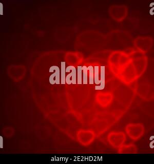 Valentine Bokeh Stock Vector