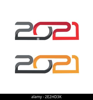 2021 vector design template logo Stock Vector