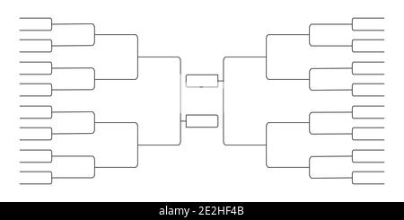8 team tournament bracket championship template flat style design vector  illustration isolated on white background. Championship bracket schedule  for Stock Vector Image & Art - Alamy