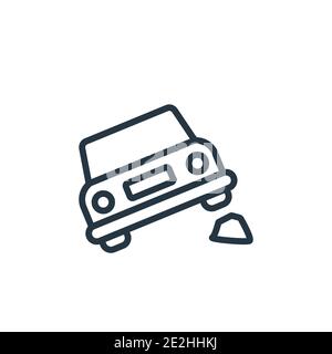 Paving patio icon. Simple illustration of paving patio vector icon for ...