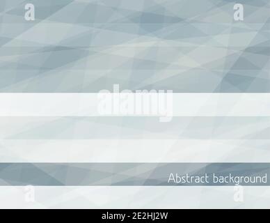 Abstract subtle background with grey horizontal stripe. Gray vector graphic pattern Stock Vector