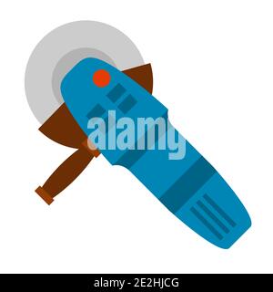 Illustration of circular grinder. Stock Vector