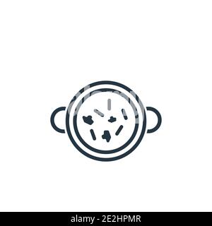 Tikka masala outline vector icon. Thin line black tikka masala icon, flat vector simple element illustration from editable india concept isolated stro Stock Vector