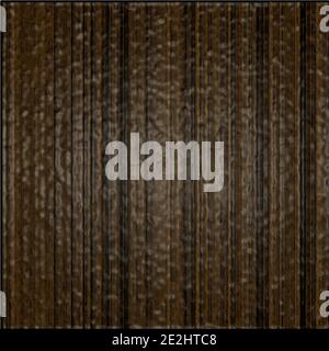 Glossy wood texture, dark brown background, vector illustration. Stock Vector