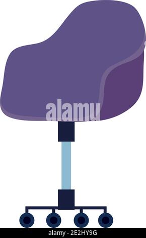 office chair forniture isolated icon Stock Vector Image & Art - Alamy