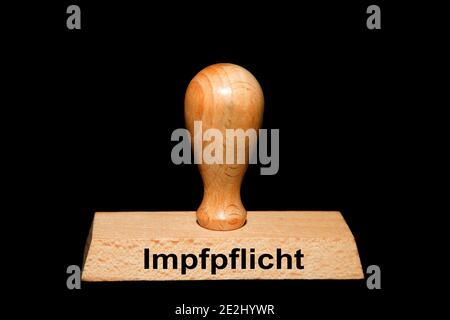 Compulsory vaccination, Germany Stock Photo