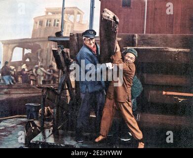 BLOOD ALLEY 1955 Warner Bros film with John Wayne Stock Photo