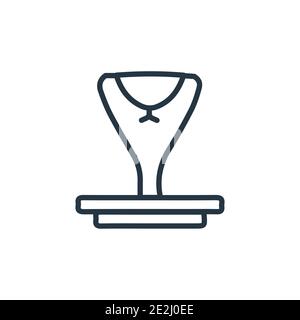 Cobra outline vector icon. Thin line black cobra icon, flat vector simple element illustration from editable india concept isolated on white backgroun Stock Vector
