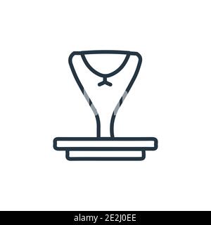 Cobra outline vector icon. Thin line black cobra icon, flat vector simple element illustration from editable india concept isolated on white backgroun Stock Vector